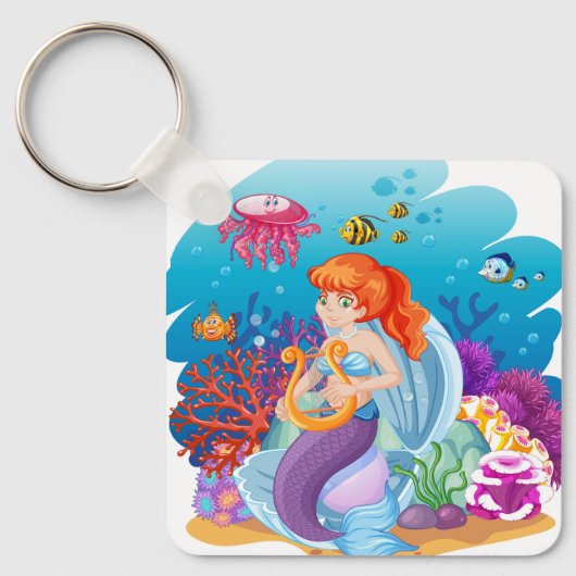 Mermaid Sleutelhanger (Voorkant)