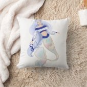Mermaid Snow Maiden Kussen (Deken)