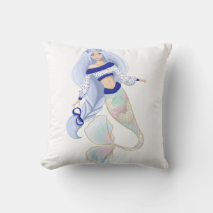 Mermaid Snow Maiden Kussen