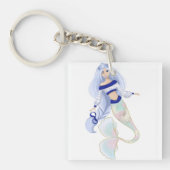 Mermaid Snow Maiden Sleutelhanger (voorkant)
