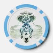 Mermaid Song Zee Liefde Romance Golfbal Marker Pokerchips (Achterkant)