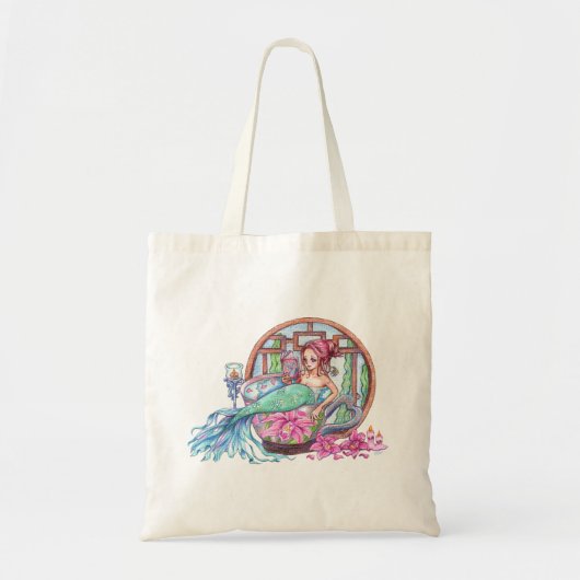 Mermaid Spa Time Tote Bag (Voorkant)