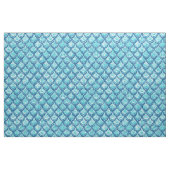 MERMAID SPARKLE Blue Fish Scaltern Stof (Fat Quarter)