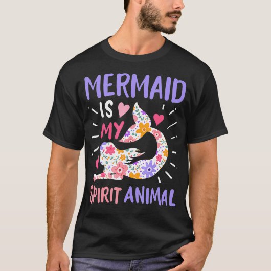Mermaid Spirit Animal T-shirt (Voorkant)