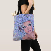 Mermaid spreuk fantasy art canvas tas van Renee (Dichtbij)