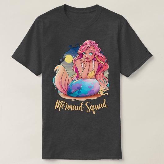Mermaid Squad 33 T-shirt (Design voorkant)