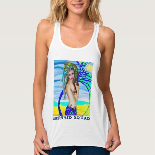 MERMAID SQUAD Art T-Shirts (Voorkant)
