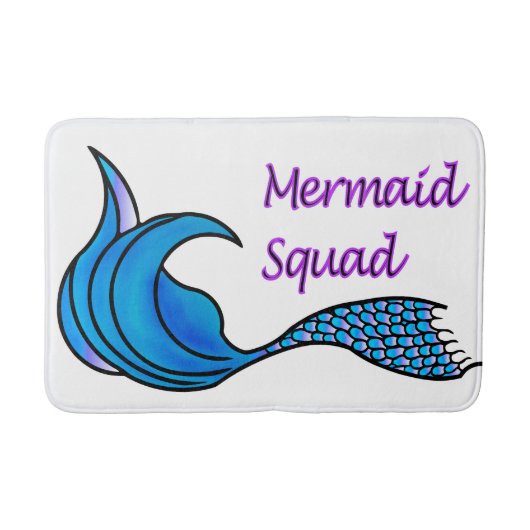 Mermaid Squad badmat (Voorkant)