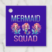 Mermaid Squad Bedankjes Labels (Voorkant)