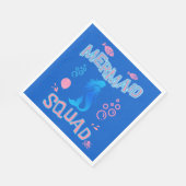 Mermaid Squad Birthday Party Servet (Hoek)