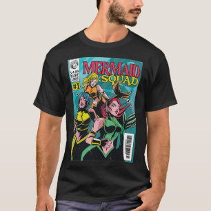 Mermaid Squad Comic Book animal grappig - T-shirt