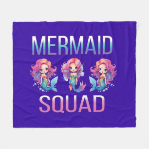 Mermaid Squad Fleece Deken