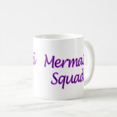 Mermaid Squad (gecentreerd) Koffiemok (Voorkant rechts)