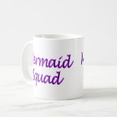 Mermaid Squad (gecentreerd) Koffiemok (Voorkant links)