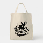 Mermaid Squad Grappige Cute Strandtas Tote Bag (Achterkant)