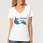 Mermaid Squad in blut T-shirt (Voorkant)