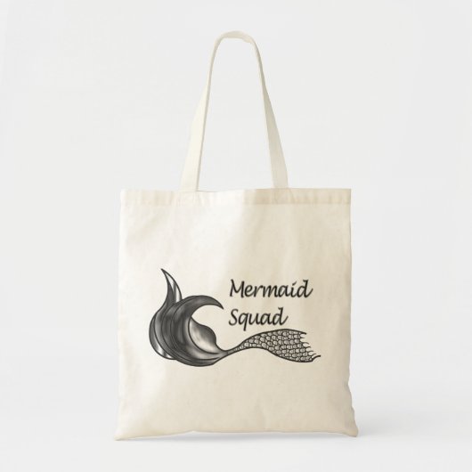 Mermaid Squad in Chrome Tote Bag (Voorkant)
