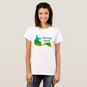 Mermaid Squad in Green T-shirt (Voorkant volledig)
