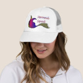 Mermaid Squad in levendige kleuren Trucker Pet (In situ)