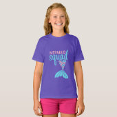 Mermaid Squad Kinder Mythical Graphic T-shirt (Voorkant volledig)