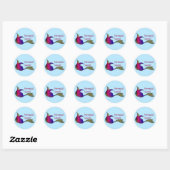 Mermaid Squad meerkleurige stickers van de zeemeer (Vel)