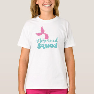 Mermaid Squad, Mermaid Tail, Mermaid Silhouette T-shirt