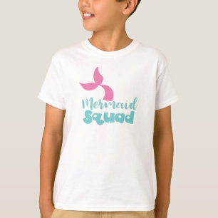 Mermaid Squad, Mermaid Tail, Mermaid Silhouette T-shirt