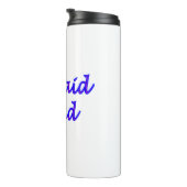 Mermaid Squad met paarse letters/roze Thermosbeker (Geroteerd rechts)