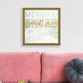 Mermaid Squad op Patrol Canvas Afdruk (Insitu (Woonkamer))