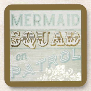 Mermaid Squad op Patrol Onderzetter