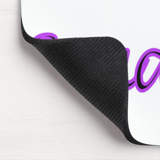 Mermaid Squad Paarse Words Muismat (Hoek)