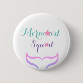 Mermaid Squad Ronde Button 5,7 Cm (Voorkant)
