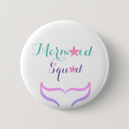Mermaid Squad Ronde Button 5,7 Cm