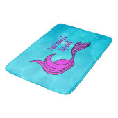 Mermaid Squad roze mermaid tail bat mat (Gekanteld)
