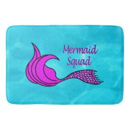 Mermaid Squad roze mermaid tail bat mat
