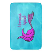 Mermaid Squad roze mermaid tail bat mat (Voorkant Verticaal)