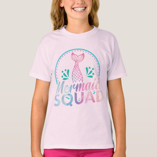 Mermaid Squad T-shirt (Voorkant)