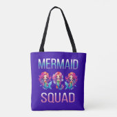 Mermaid Squad Tote Bag (Achterkant)