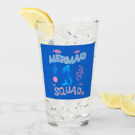 Mermaid Squad Verjaardagsfeestje Glas