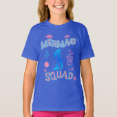 Mermaid Squad Verjaardagsfeestje  T-shirt (Voorkant)