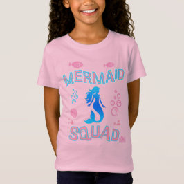 Mermaid Squad Verjaardagsfeestje T-shirt
