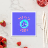 Mermaid Squad Verjaardagsfeestje Thema Servet (Insitu)