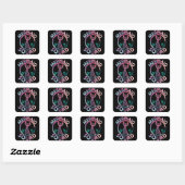 Mermaid Squad Vierkante Sticker (Vel)