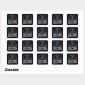 Mermaid Squad Vierkante Sticker (Vel)