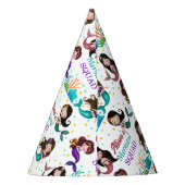 Mermaid Squad Zeemeerminnen onder het Zee Feesthoedjes (Achterkant)