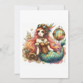 mermaid steampunk kaart (Voorkant)