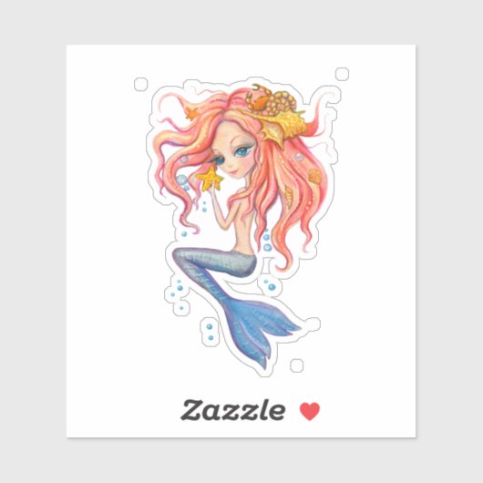 Mermaid Sticker (Vel)