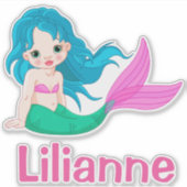 Mermaid Sticker (Voorkant)
