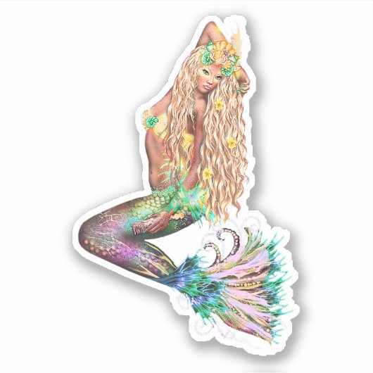 Mermaid Sticker (Voorkant)