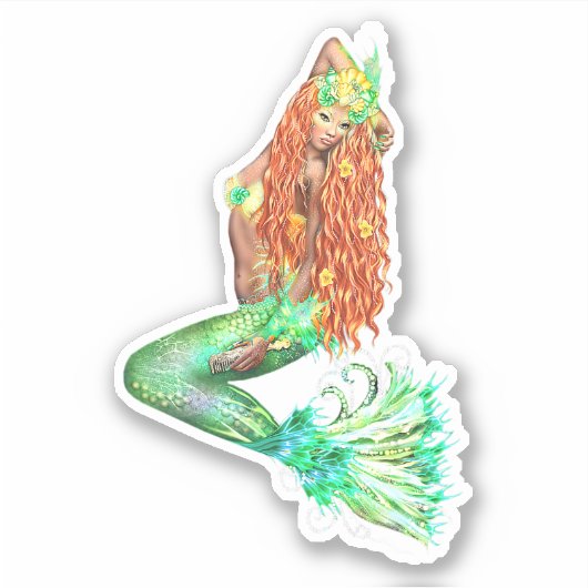 Mermaid Sticker (Voorkant)